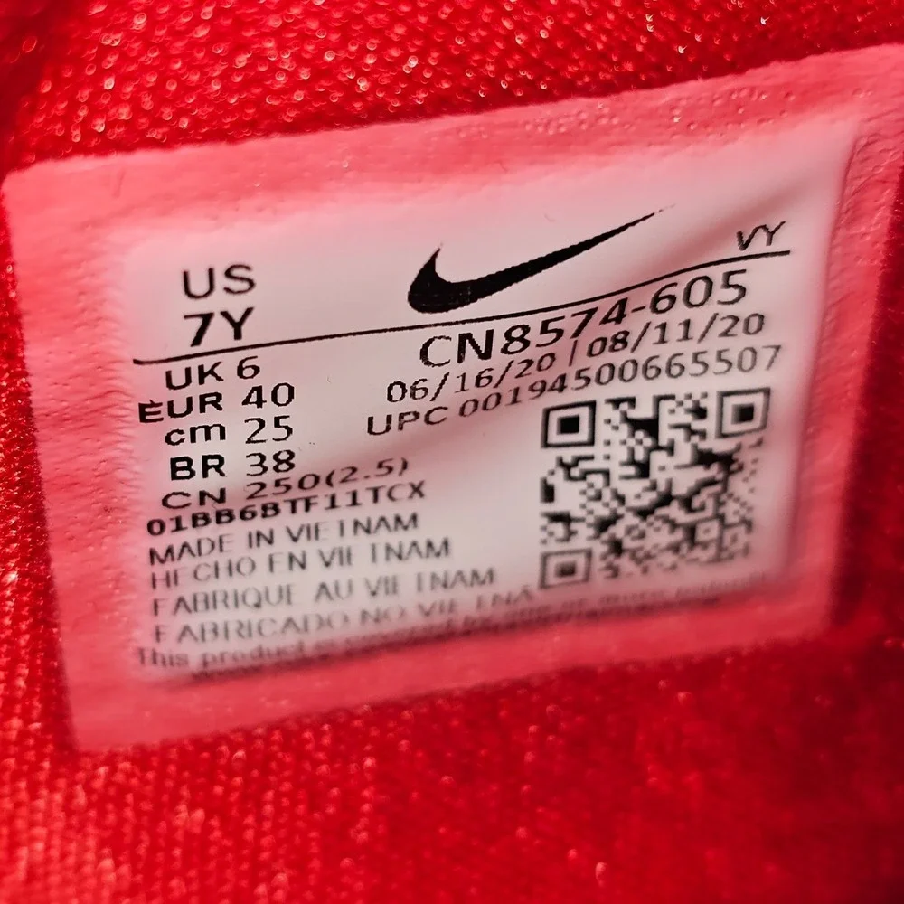 Nike Zoom‎ Freak 2 GS University Red Giannis Size 7Y Youth Sneakers CN8574-605